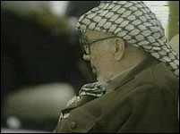 Yasir Arafat på møtet i Egypt(foto:EBU)