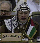 Palestinernes president Yasir Arafat (Foto: EBU).