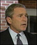 Bush innrømmet i går at han fyllekjørte i 1976 (foto: Gbrtv).
