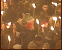 40 tusen mennesker gikk i fakkeltog i Oslo for å minnes benjamin Hermansen.