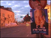 Ariel Sharon har ledet over Barak i valgkampen (Foto: EBU)