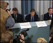 Pressekonferansen i Finland