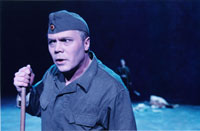 Kim Haugen som soldaten Woyzeck i Stein Winges regi